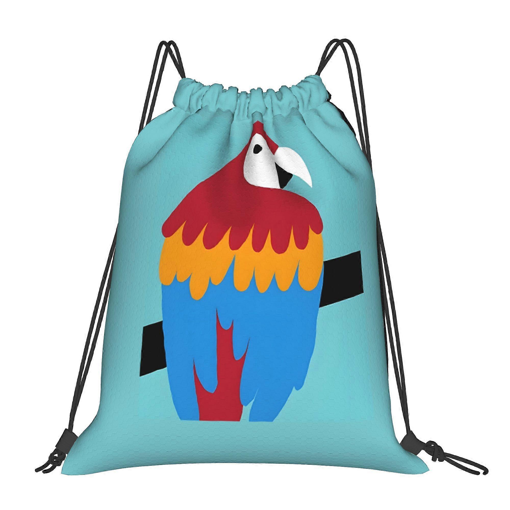 1pc Parrot Drawstring Backpack-Cqazw