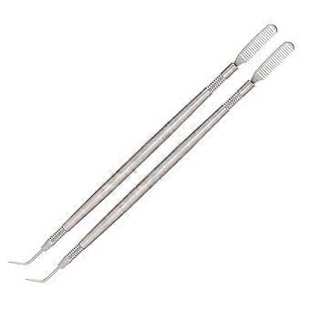 2pcs Eyelash Lift Perm Tool Eyelash Separator Stainless Steel Eyebrow Combs