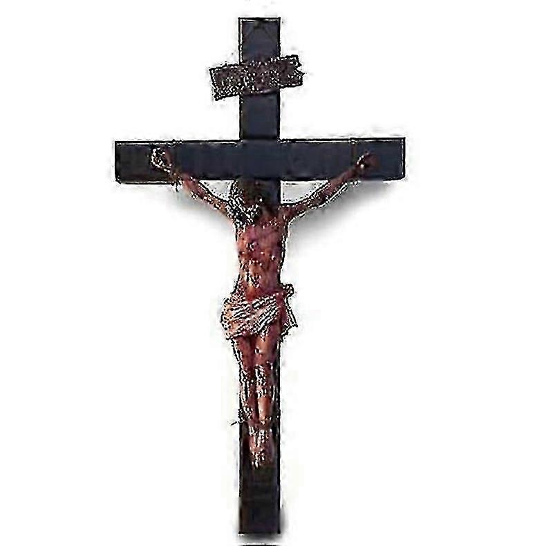 Cruz de Parede Crucifixo 12 Polegadas Para Meditação e Oração