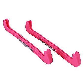 Ice Hockey Skate Guards  Adjustable Blade Protectors for Skates, 2 Pieces (Pink) [MI]