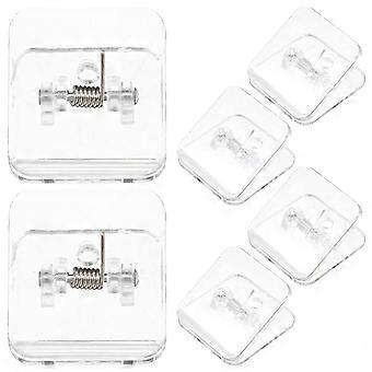 6Pcs Transparent Pee Pad Wall Holder for Dog Training Stick on Clips