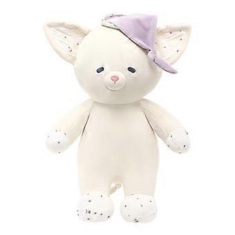 SleepSeries Kitty Stuffed Animal Plush Toy, Soft Sittingposture Doll With Nightcap For Bedtime Companion & Gift