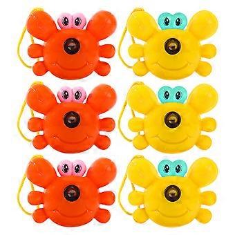 Projection Camera Toy Crab Shaped Camera Child Toy for Kids Playing 6Pcs