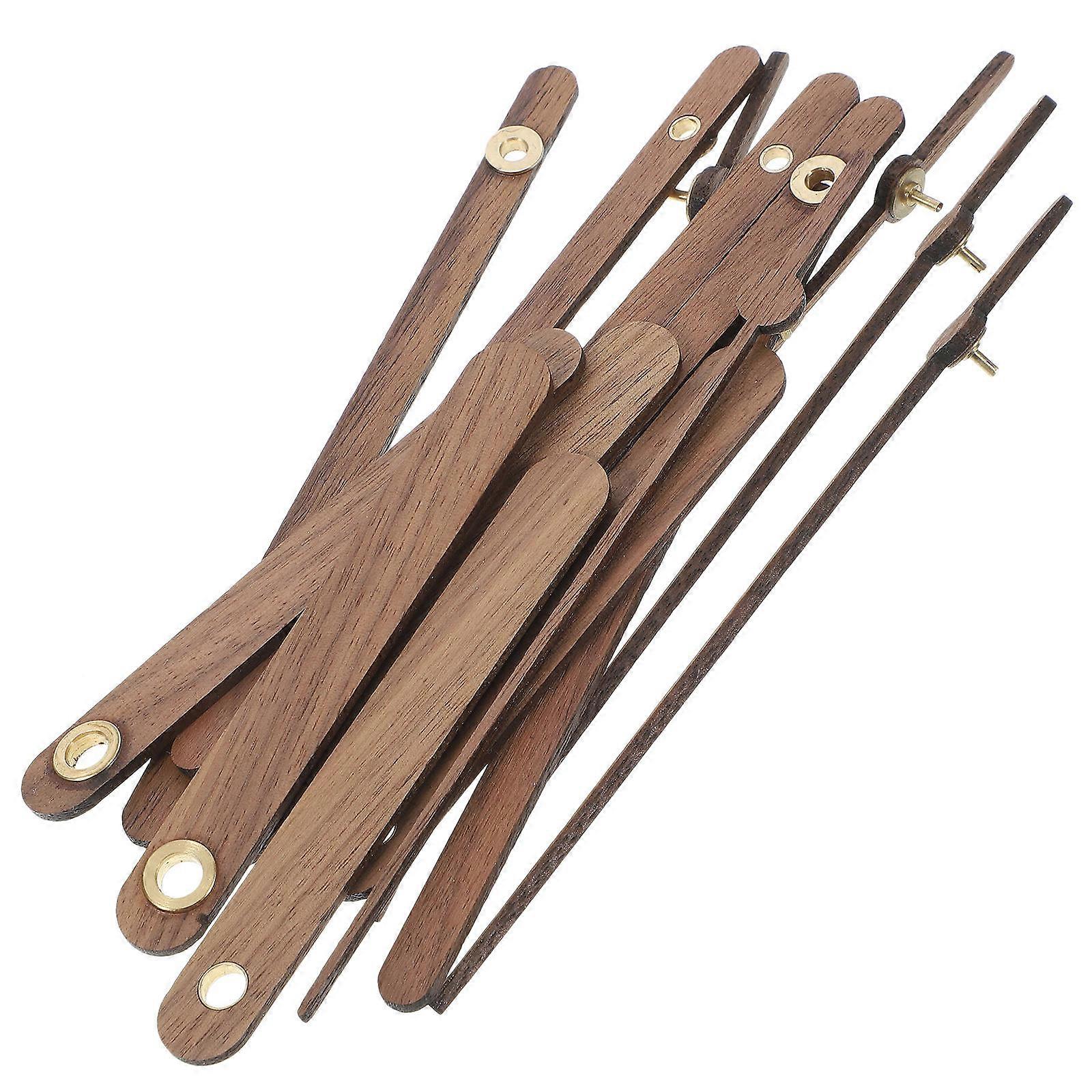 Clock Hands Wooden Clock Hands for Replacement 5Sets Coffee Color