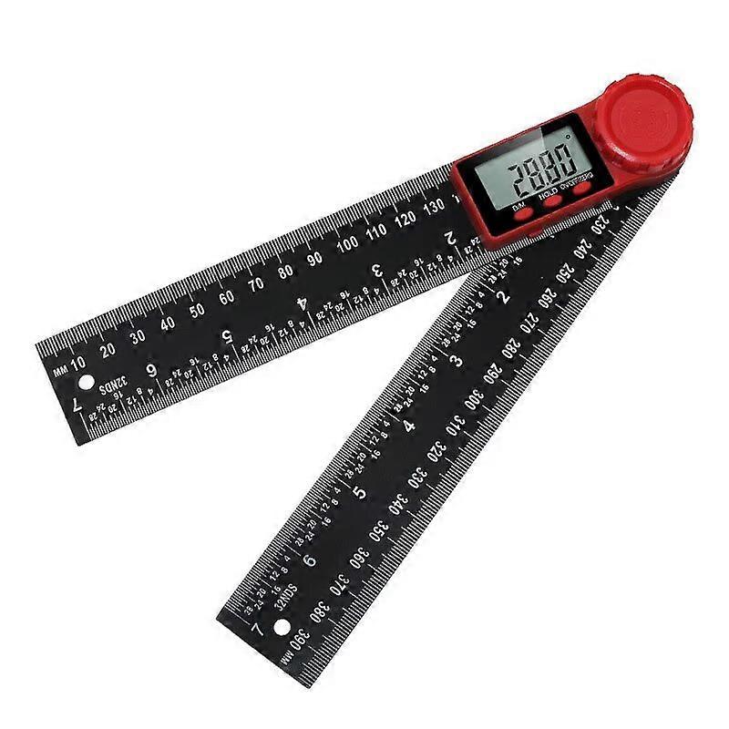 LCD Digital Angle Finder Ruler (1pc, red)