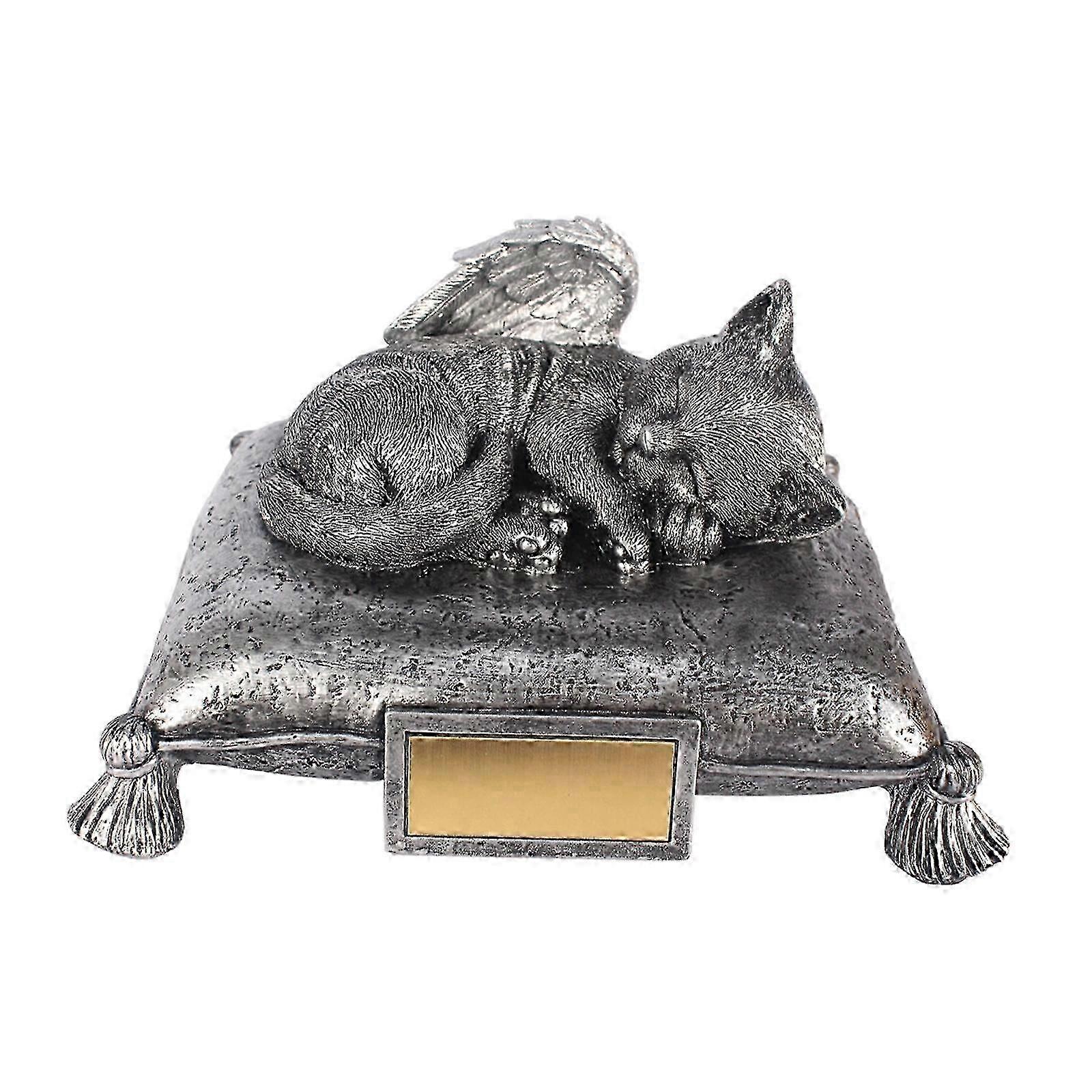 Resin Sleeping Cat Pet Urn