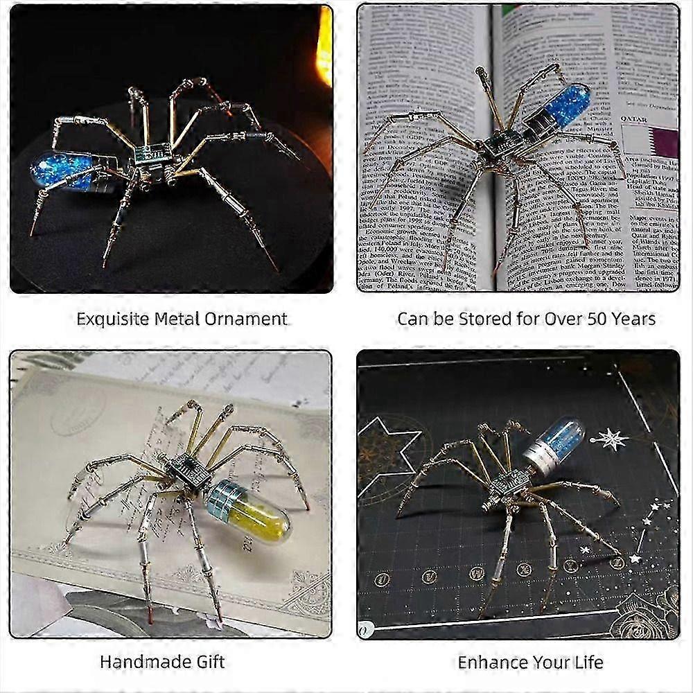 Articulating Metal Spider Model Set
