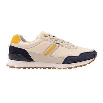 Kappa Mens Draydon Logo Suede Low Cut Trainers