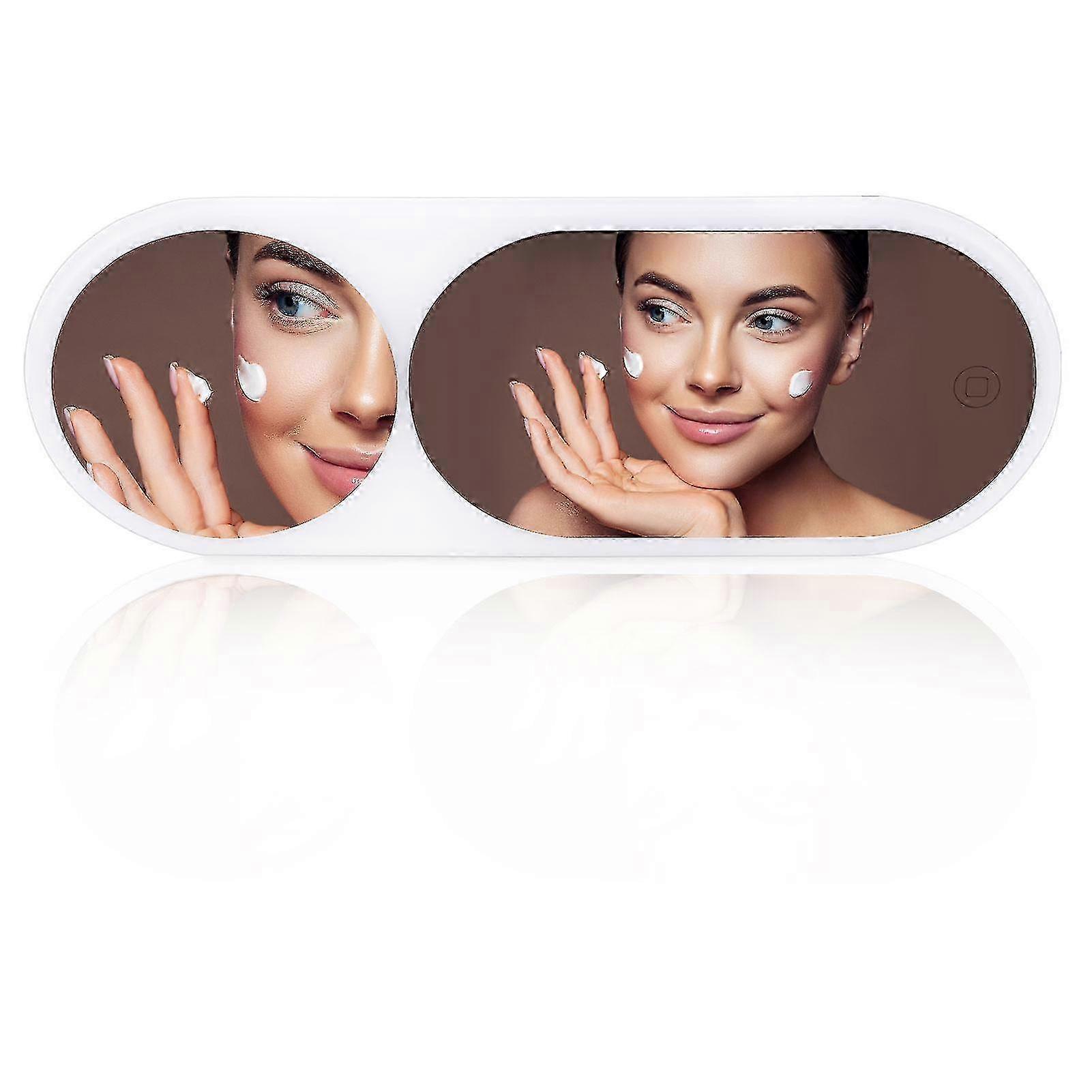 Adjustable Brightness Makeup Vanity Mirror compatible with Car Visor Portable With Lights