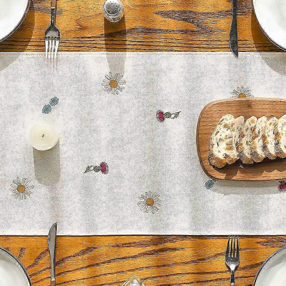 Summer Wildflowers Table Runner 13x72 Inch