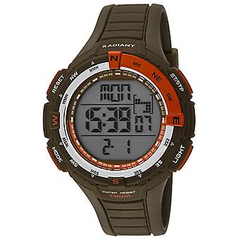 Strahlende neue digitale Explorer Quarz Digital Man Uhr mit RA398602 Silikon Armband