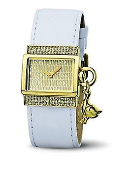 Moschino let's duck the quack! Quartz Analog Woman Watch with Cowhide Bracelet MW0041