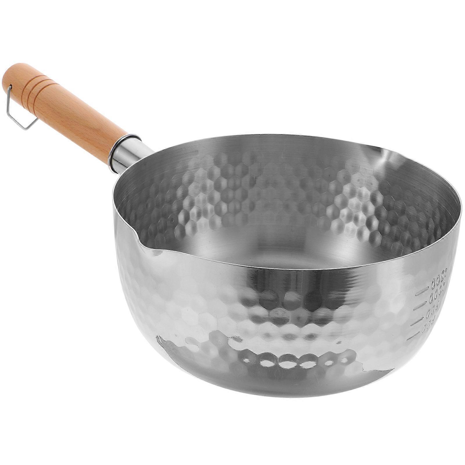 Milk Pot Kitchen Cooking Pot for Multi-Function Use 2Pcs Handle