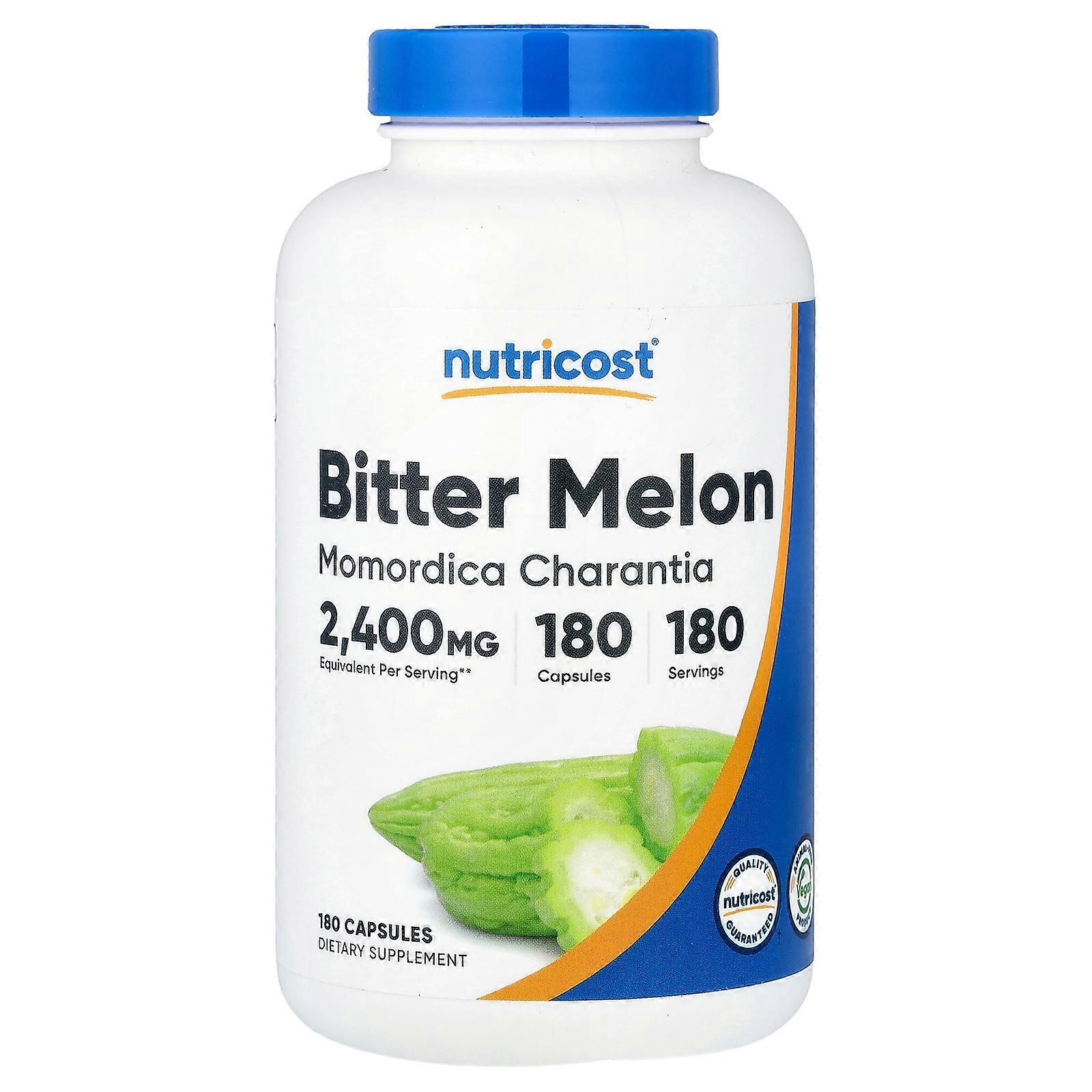 2 x Nutricost, Bitter Melon, 2,400 mg, 180 Capsules