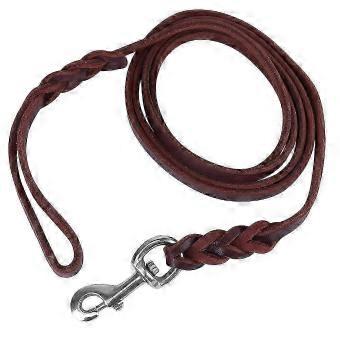 Sturdy Cowhide Dog Leash 1.6m