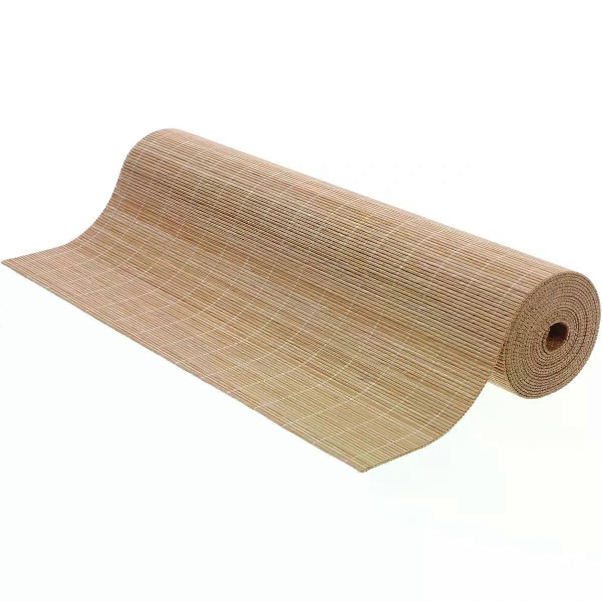 Bamboo Table Runner, Natural Khaki Dining Mat for Kitchen