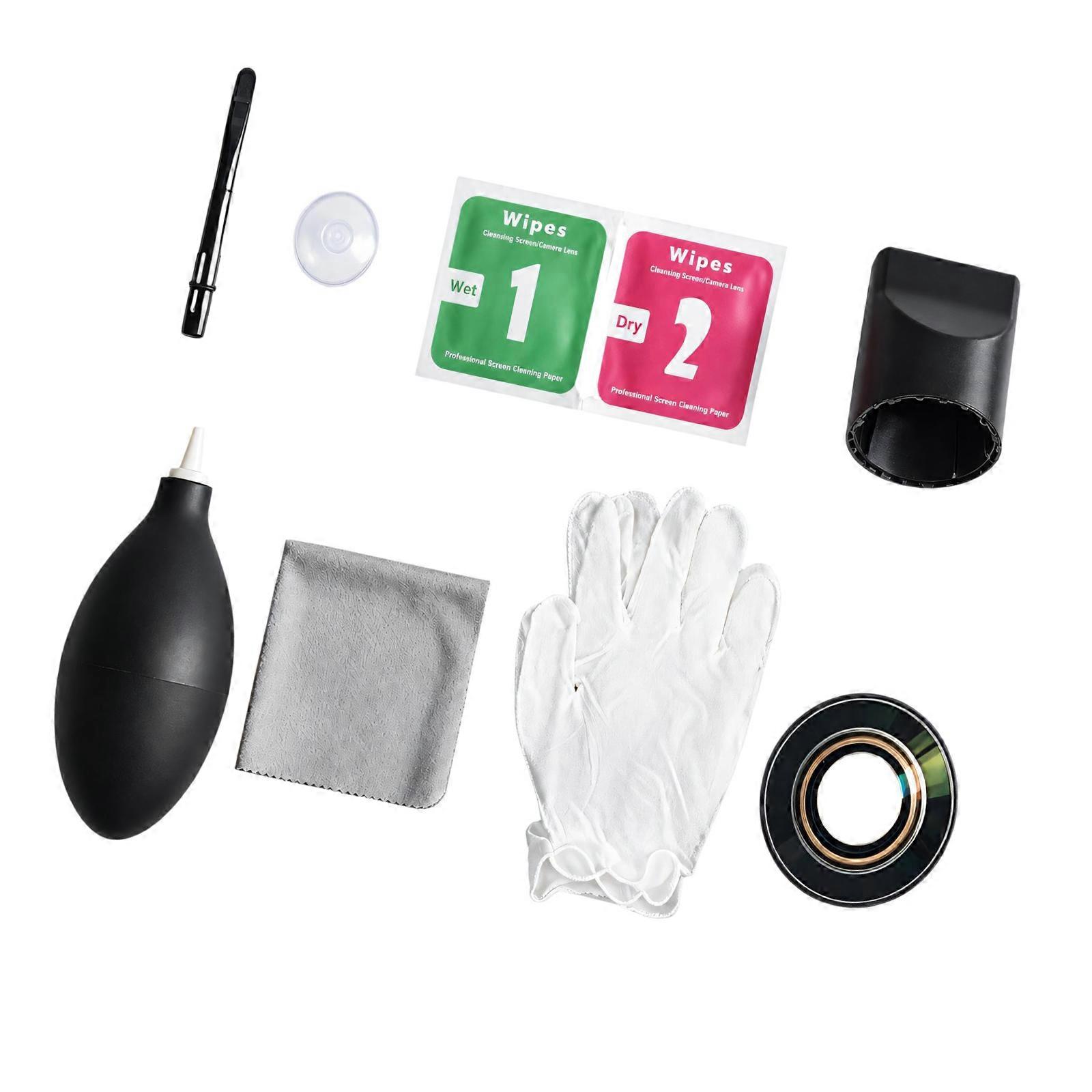 Damaged Lens Replacement Kit for 360 Second-Generation Action Camera, Glass Assembly for Direct Replacement Multicolor