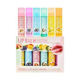 6/24pcs Assorted Fruit Flavor Lip Balm Set - Hydrating, Nourishing / Prevents Chapped Lips - Care for Dry Lips / Fine Lines