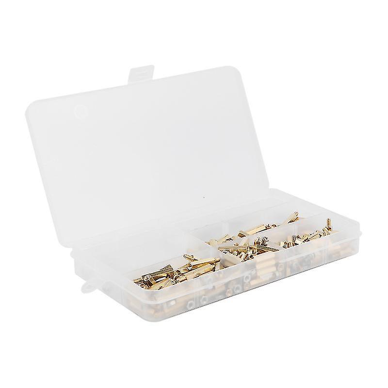 17X10cm Golden Wire Caps & Nuts 300pcs/set Brass Standoff Stud Board Hexagon Threaded Pillar Pcb Mot