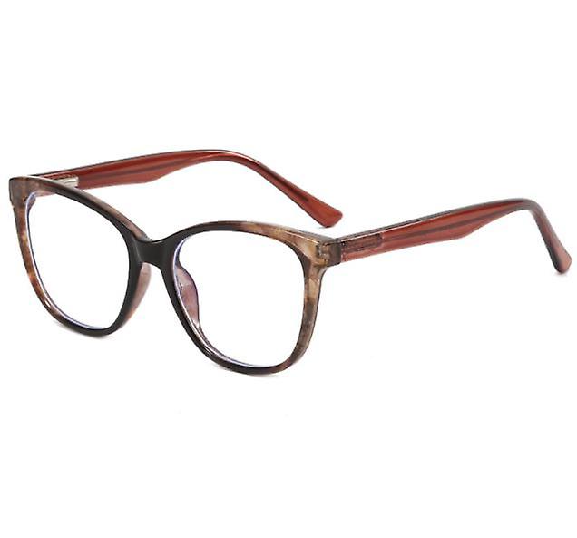 2022 New Luxury Trend Glasses Frame Personality Flat Mirror Anti-blue Light Cat Eye Retro Glasses Frame