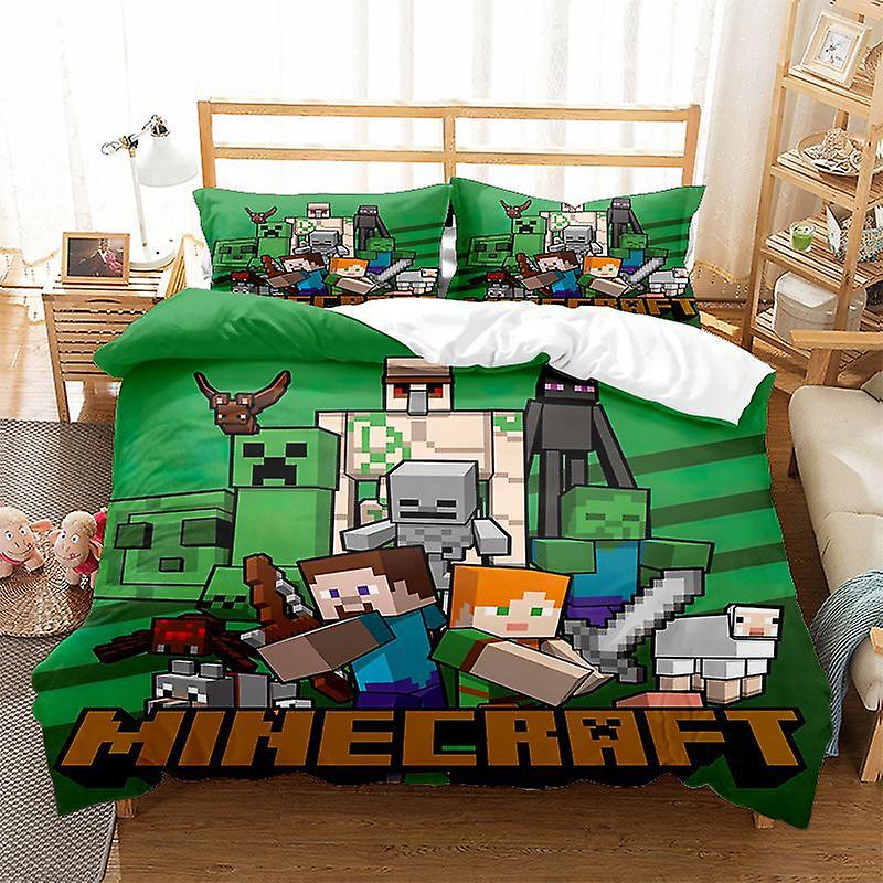 3d 2 eller 3 delar set tecknad modeserie påslakan sängkläder set födelsedag julklapp ll13