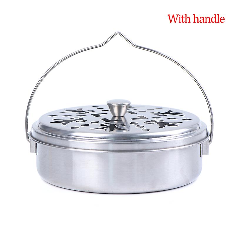 Stainless Steel Fireproof Mosquito-repellent Incense Coil Tray Net Rack Box