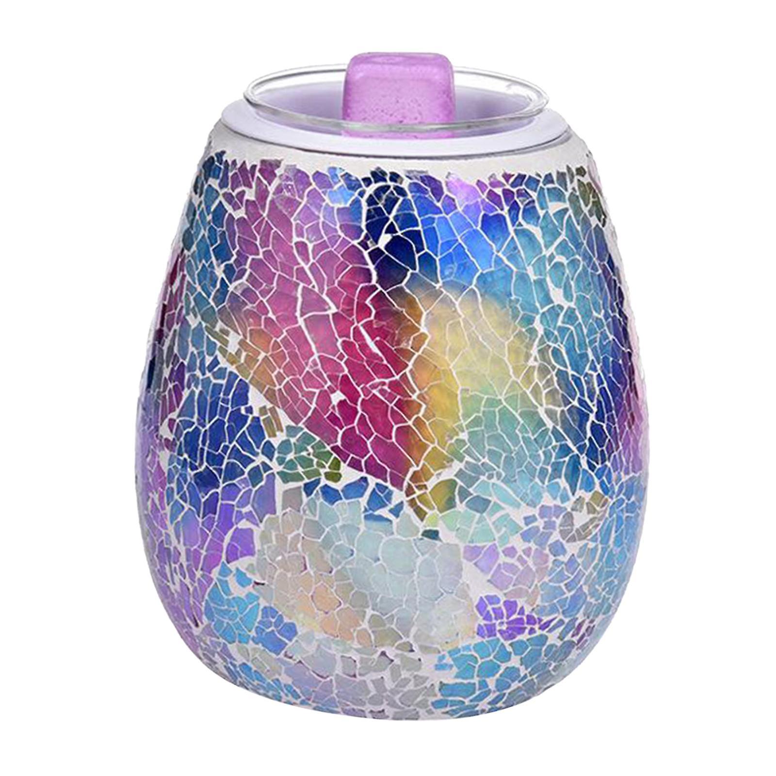 Diffuseur d’arôme en verre de qualité supérieure Led veilleuse bougie chauffe-café Bar à café US