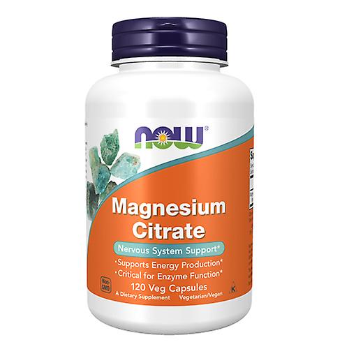 Now Foods Magnesium Citrate, 120 Vcaps (Pack of 1)