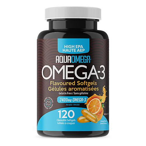 AquaOmega High EPA Chewables Orange, 120 Count