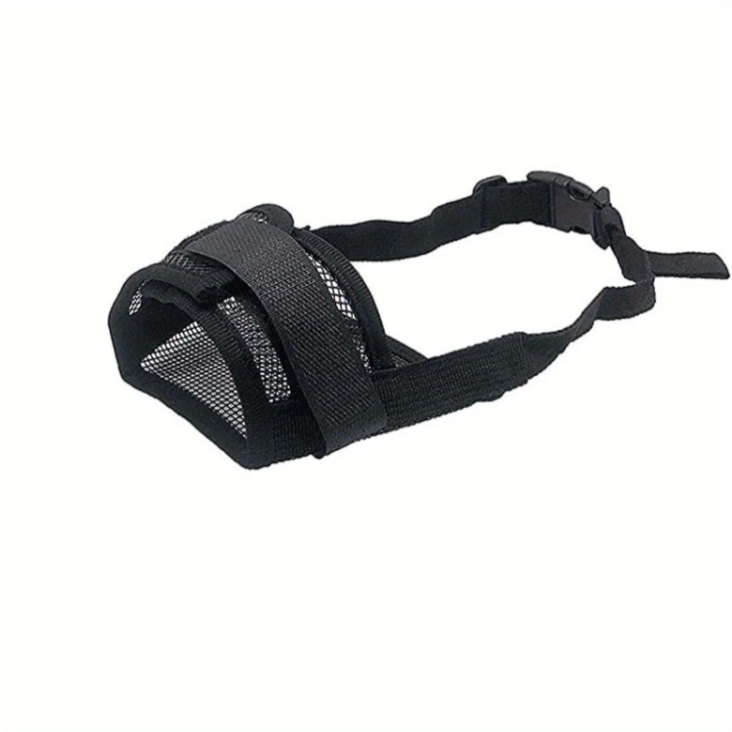 Breathable Nylon Mesh Dog Muzzle - Adjustable Strap For Comfort & Safety - Pet Accessories