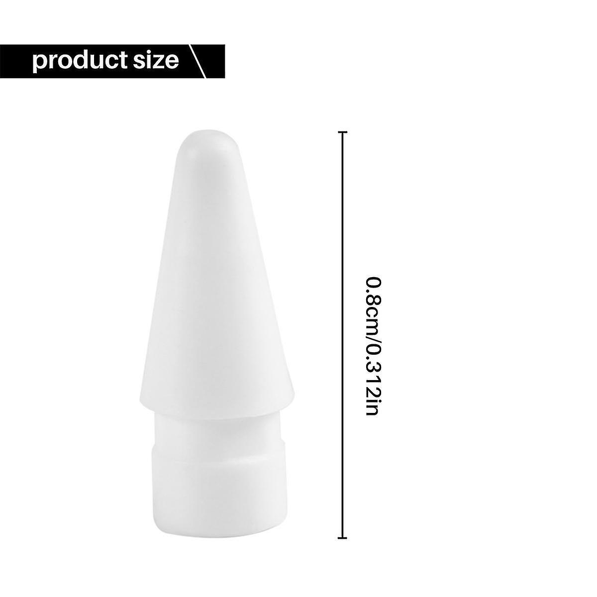 4 Pack Replacement Tip For Pencil Nibs For Pencil 1st & 2nd Generation (white)