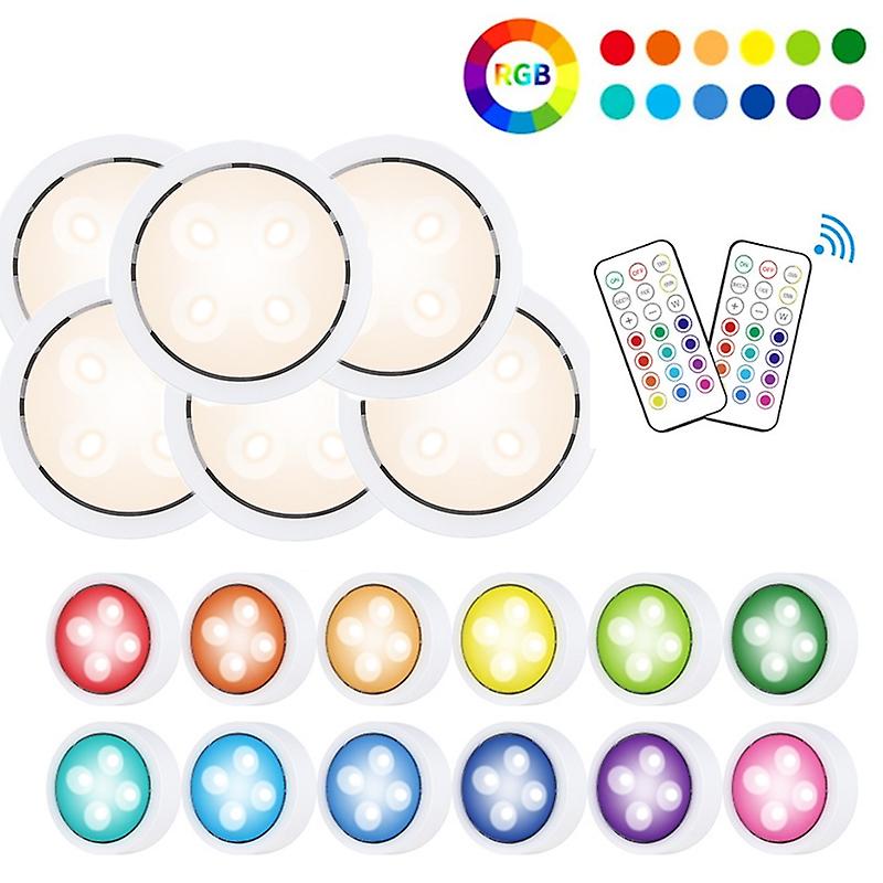 6 Light 2 Remote Set Remote Control Light CabinetNight Light 6 Light 2 Remote Set