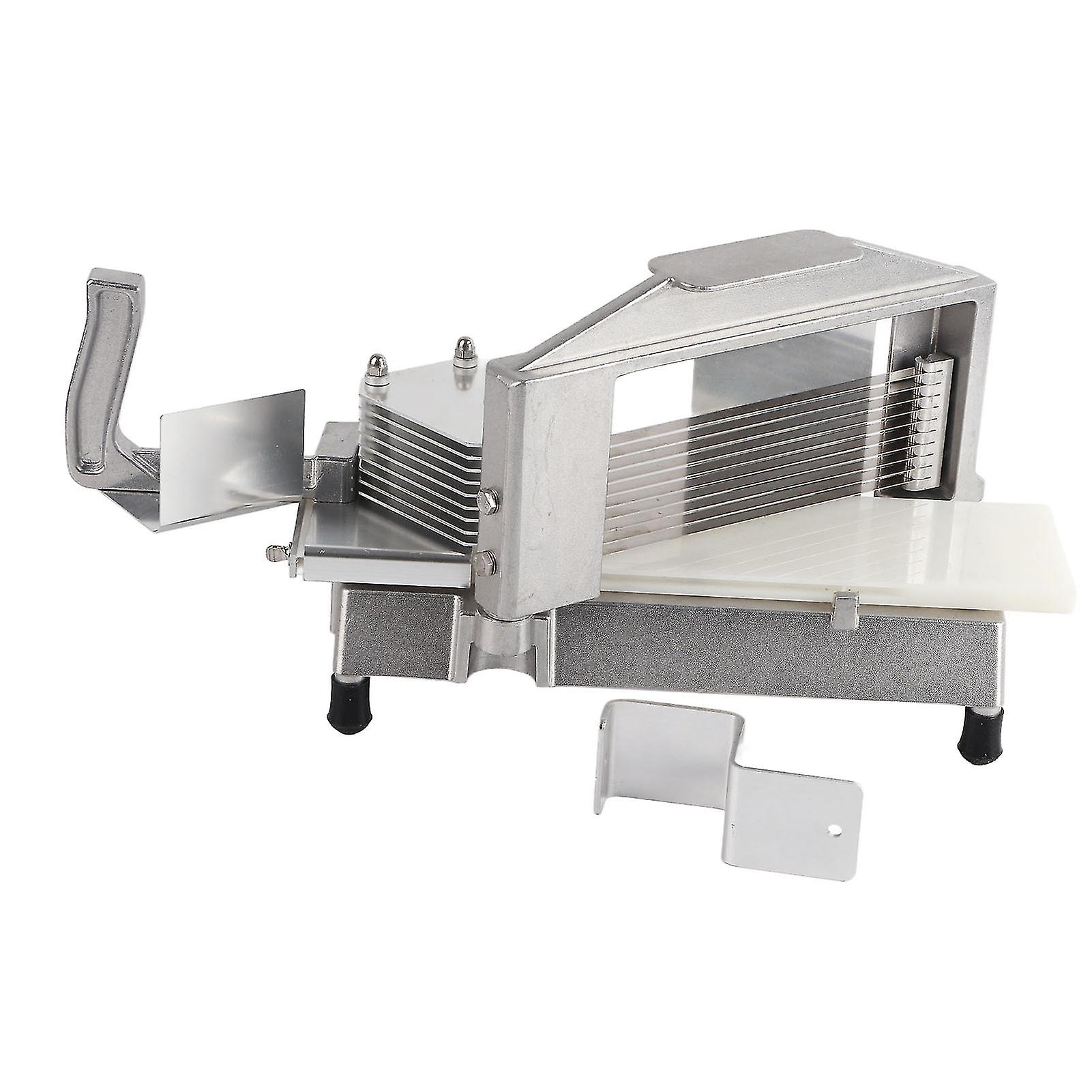 High Efficiency Stainless Steel Manual Vegetable Cutter for Fruits, Tomatoes, Potatoes, Thickness 6.3mm/0.25in