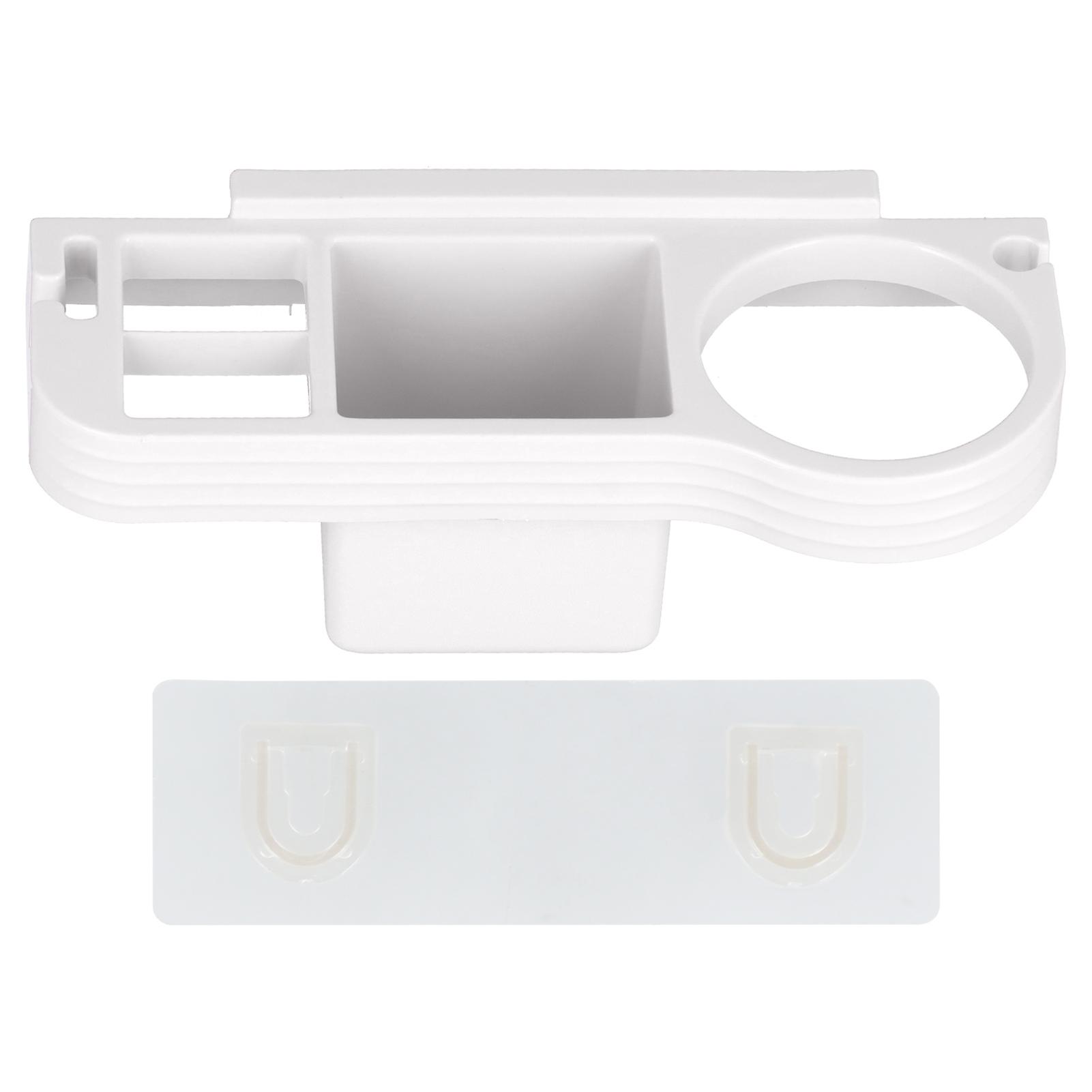 Support de sèche-cheveux mains libres pour salle de bain, support de rangement pour accessoires capillaires, blanc