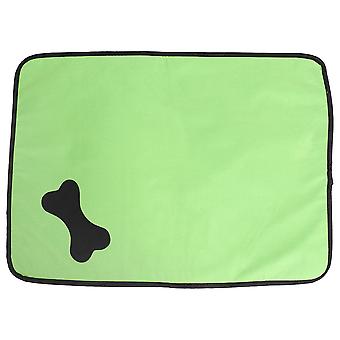 Atmungsaktive bequeme Haustier-Bettmatte Hund Katze Sommer Schlafmatte M Größe (Grün)