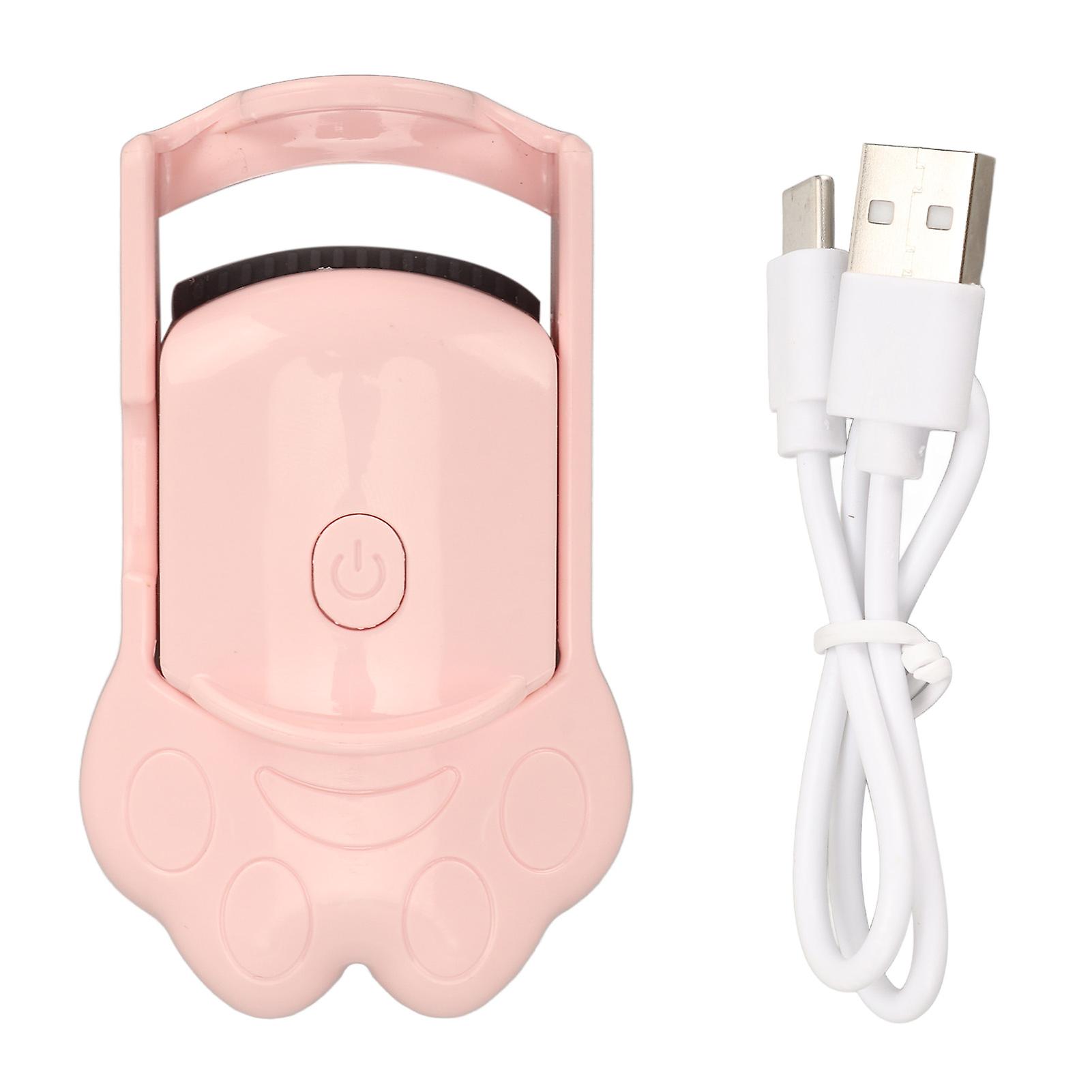 Heated Eyelash Curler, USB, 2 Temperature Modes, Rechargeable