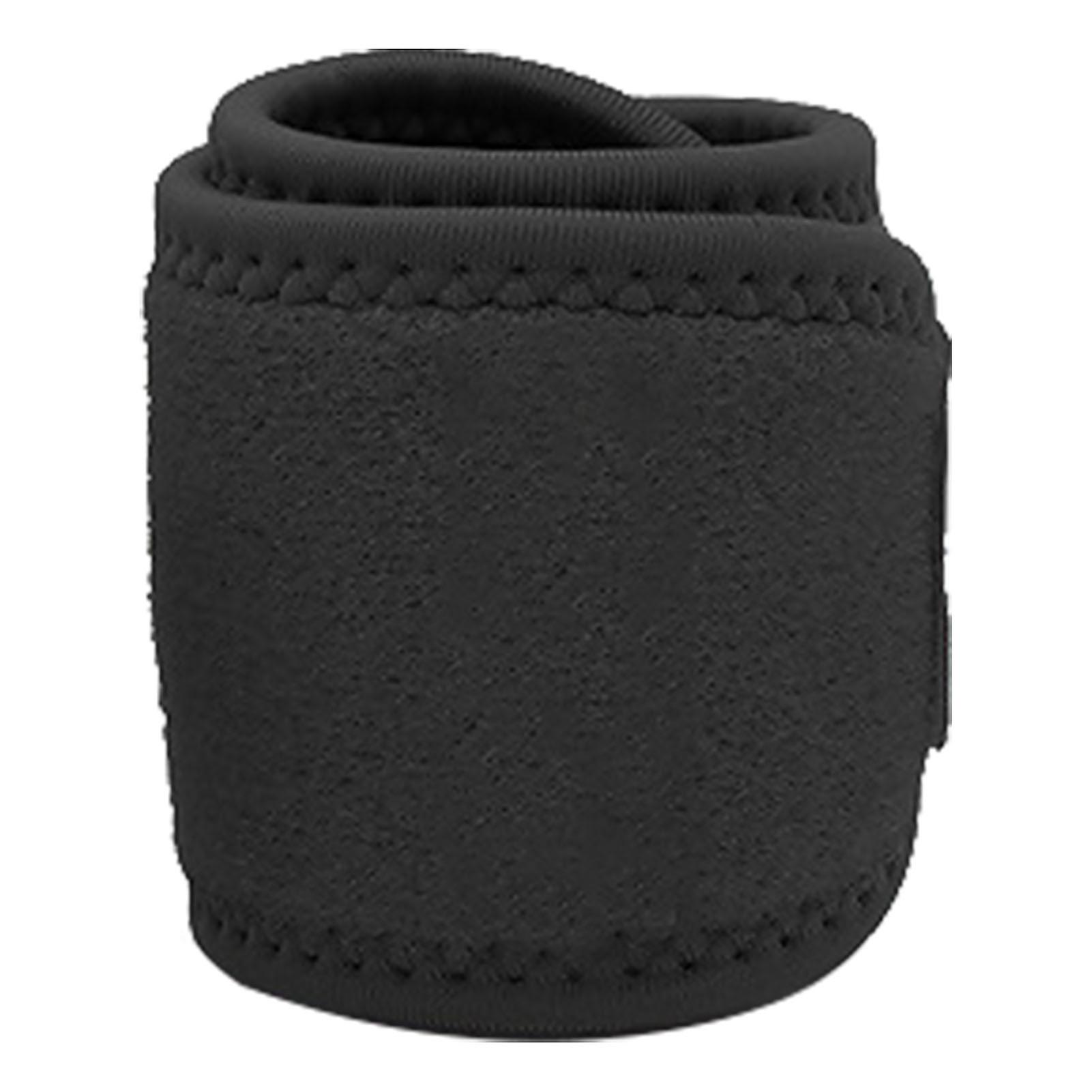 Wrist Brace Breathable Liner Hook and Loop Durable Nylon Soft Comfortable Wrist Compression Strap for Sports Outdoor Black 