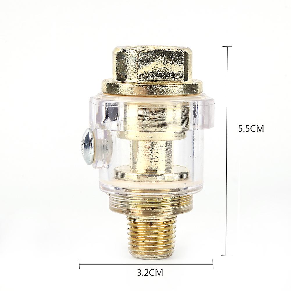 1/4" BSP Inline Mini Grease Fitting for Pneumatic Tools and Air Compressors