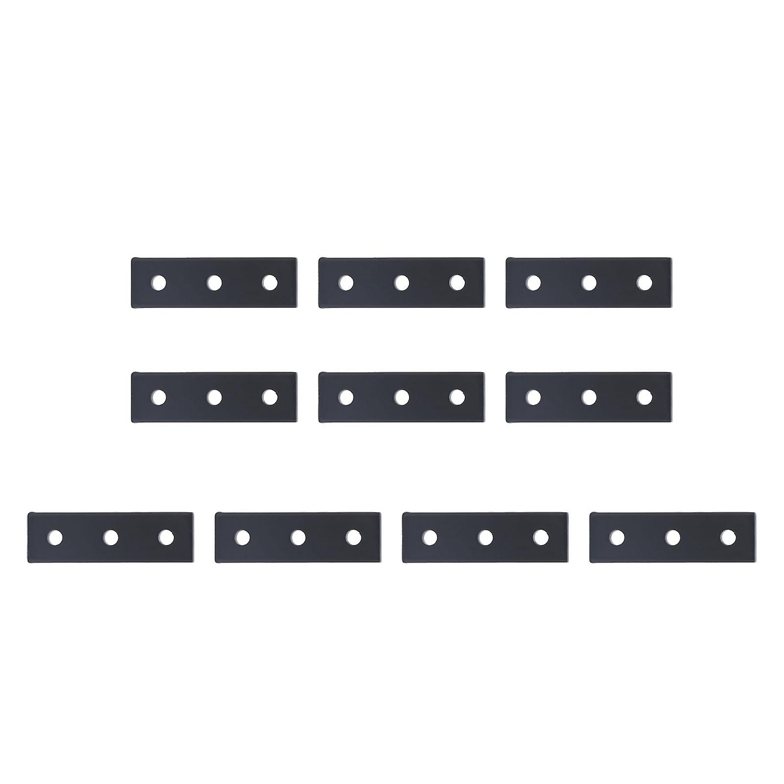 10Pcs Furniture Connecting Plate Robust Rust Proof Aluminium Alloy Straight Bracket Joint Board 2020