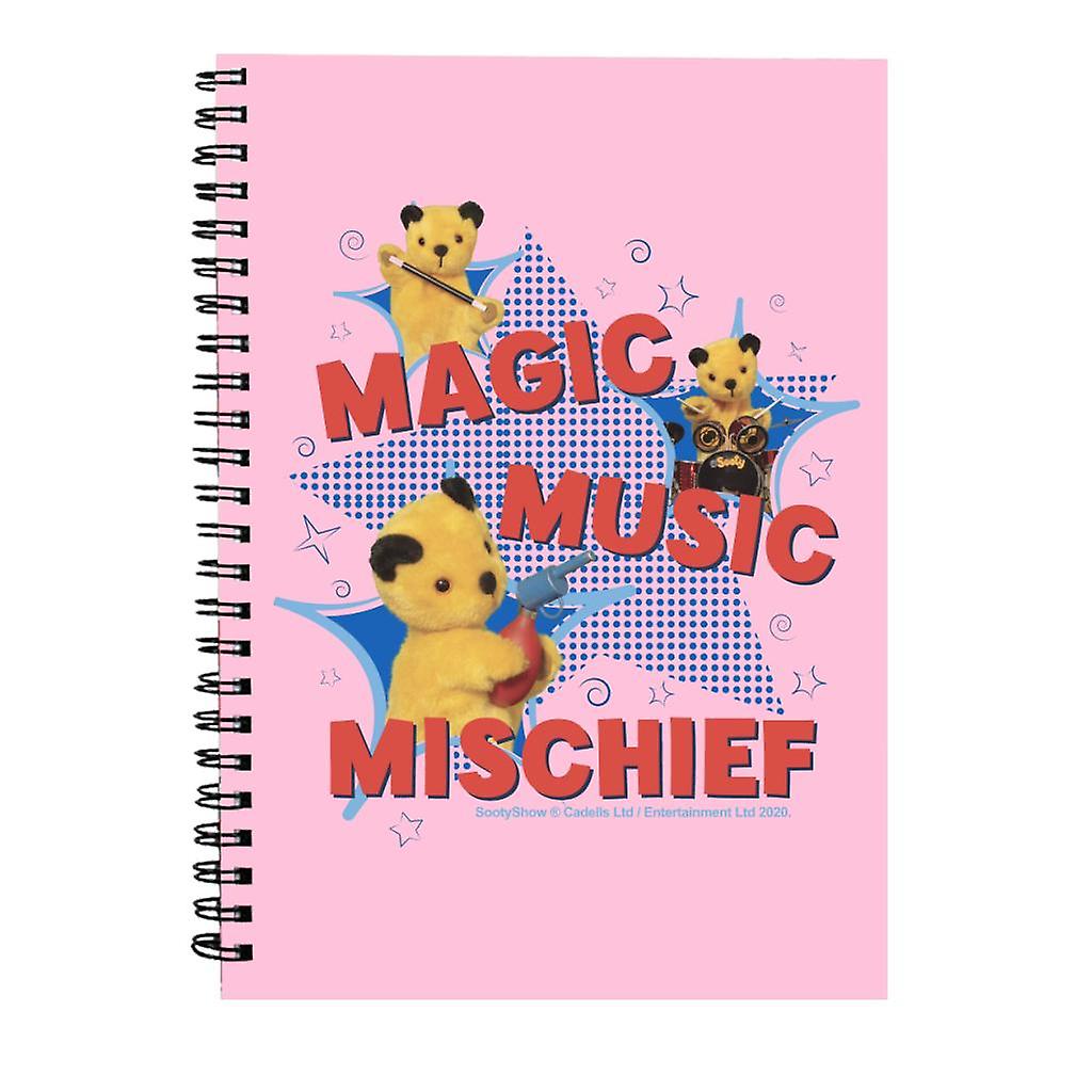 Sooty Magic Music Mischief Spiral Notebook