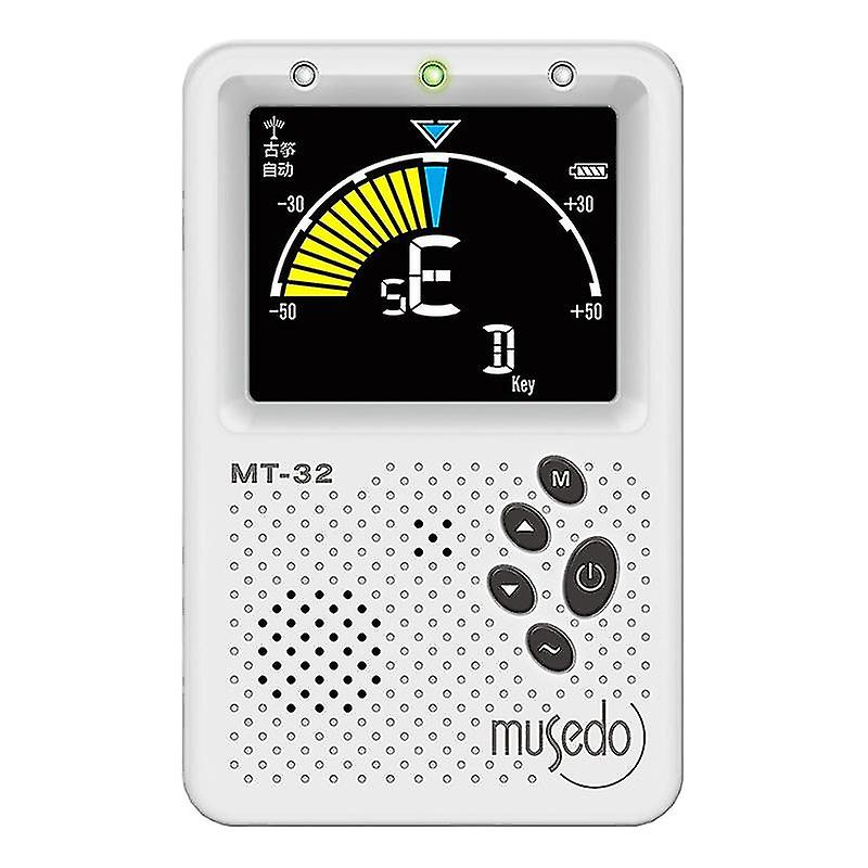 Musedo Metronome Tuner, Rechargeable 3 In 1 Digital Metronome Tuner Tone Generator For Ruan Yangqin Erhu In Guzheng