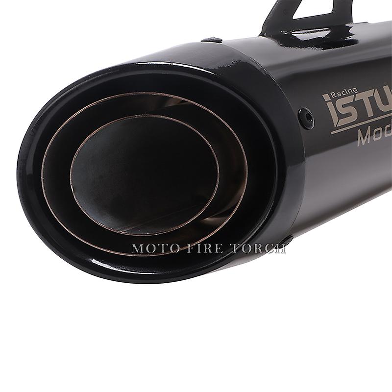 Für BMW S1000R S1000RR S 1000 R RR 2019 2020 2021 2022 2023 Motorrad Abschliessend Escape System Geändert Schwarz Schalldämpfer stecker Und Spielen