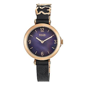 Tous watches icon charms Women's Analog Quartz Watch with Stainless Steel Bracelet 300358200