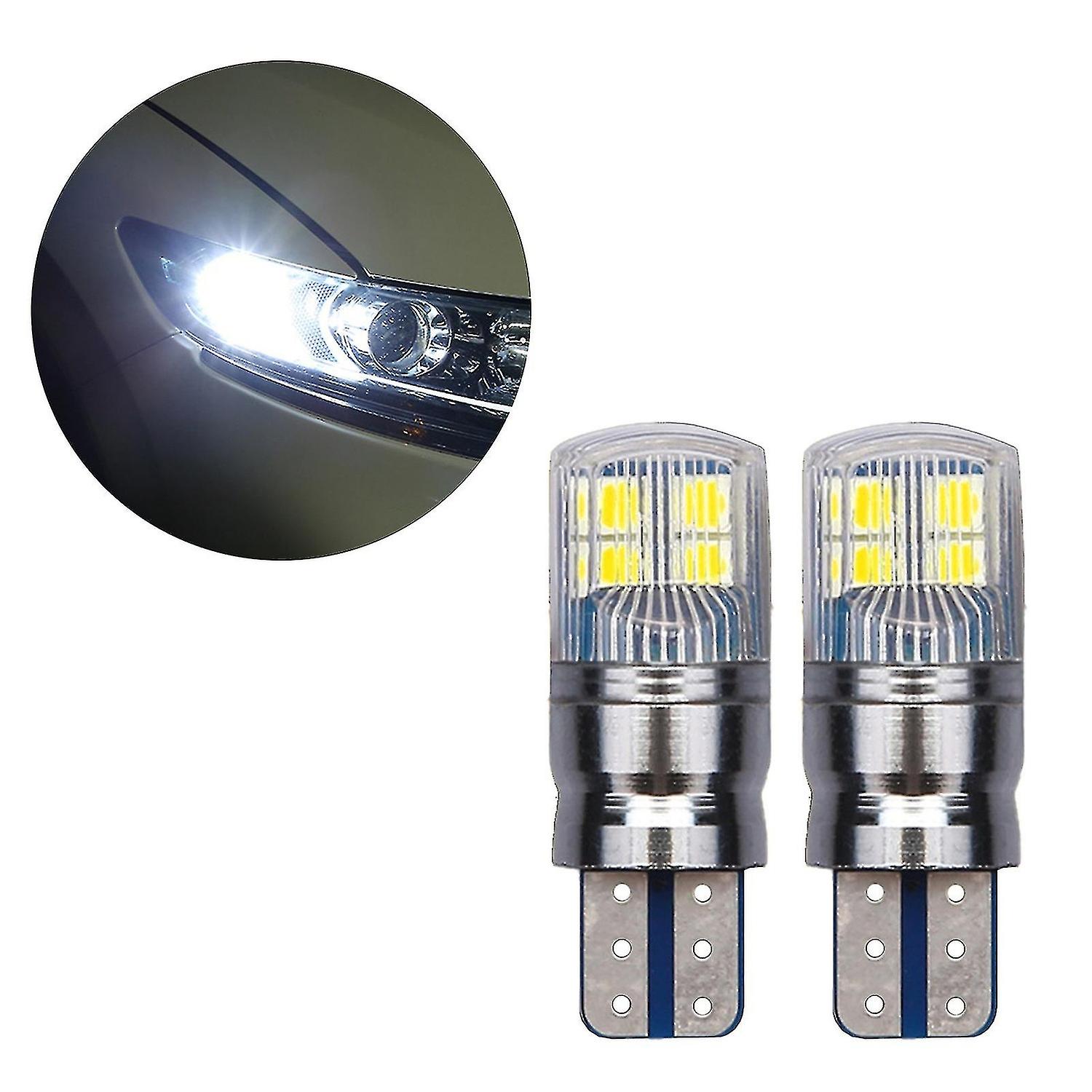 2stk 800lm W5W 3030 Smd Canbus bil lastbil T10 led kile udskift omvendt instrumentpanel lampepærer f
