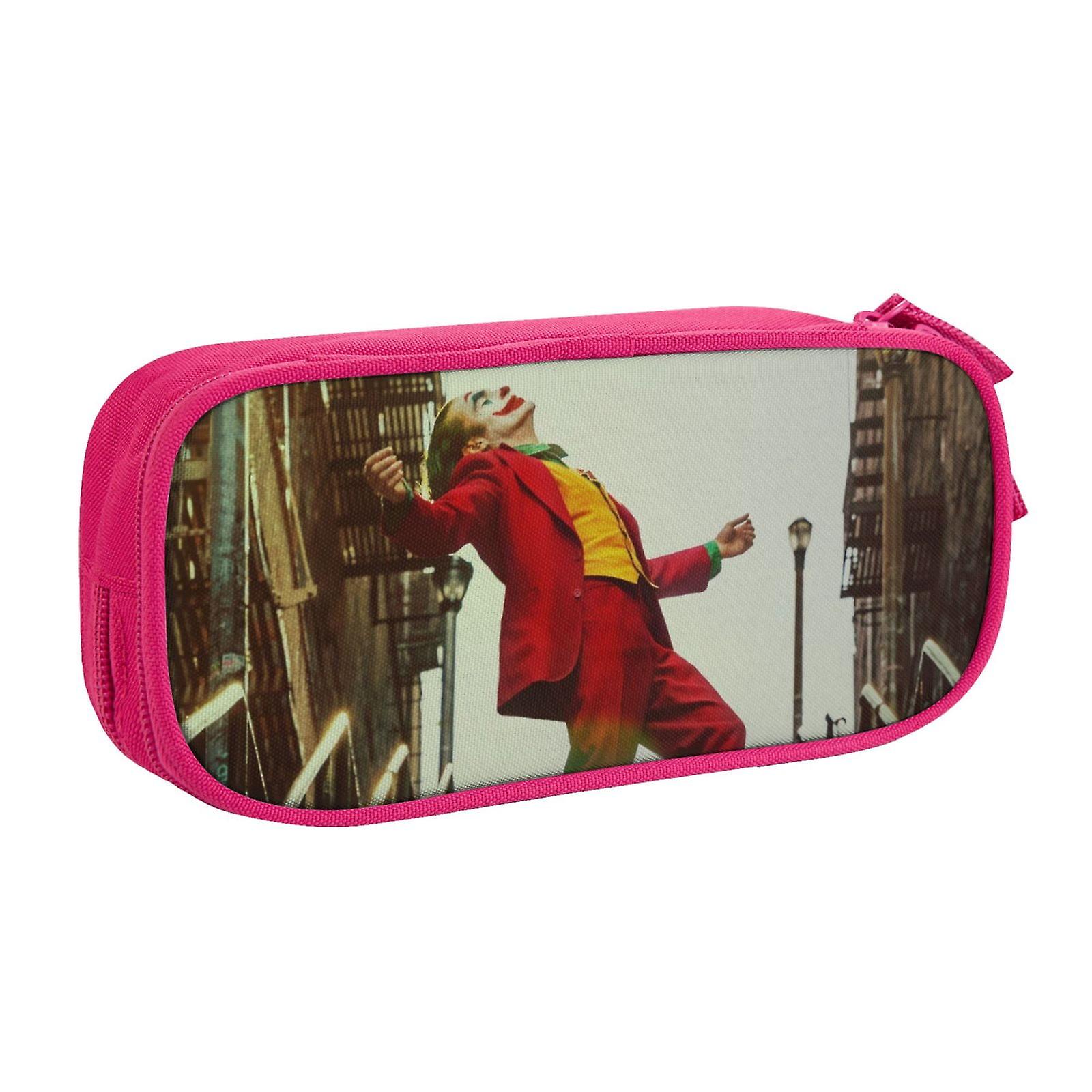 ジッパー付きジョーカーペンケース、大容量ペンポーチ、大容量収納バッグ、耐久性のあるペンボックス、子供のための新学期用品、ティーン、学生、男の子、女の子、アドゥ