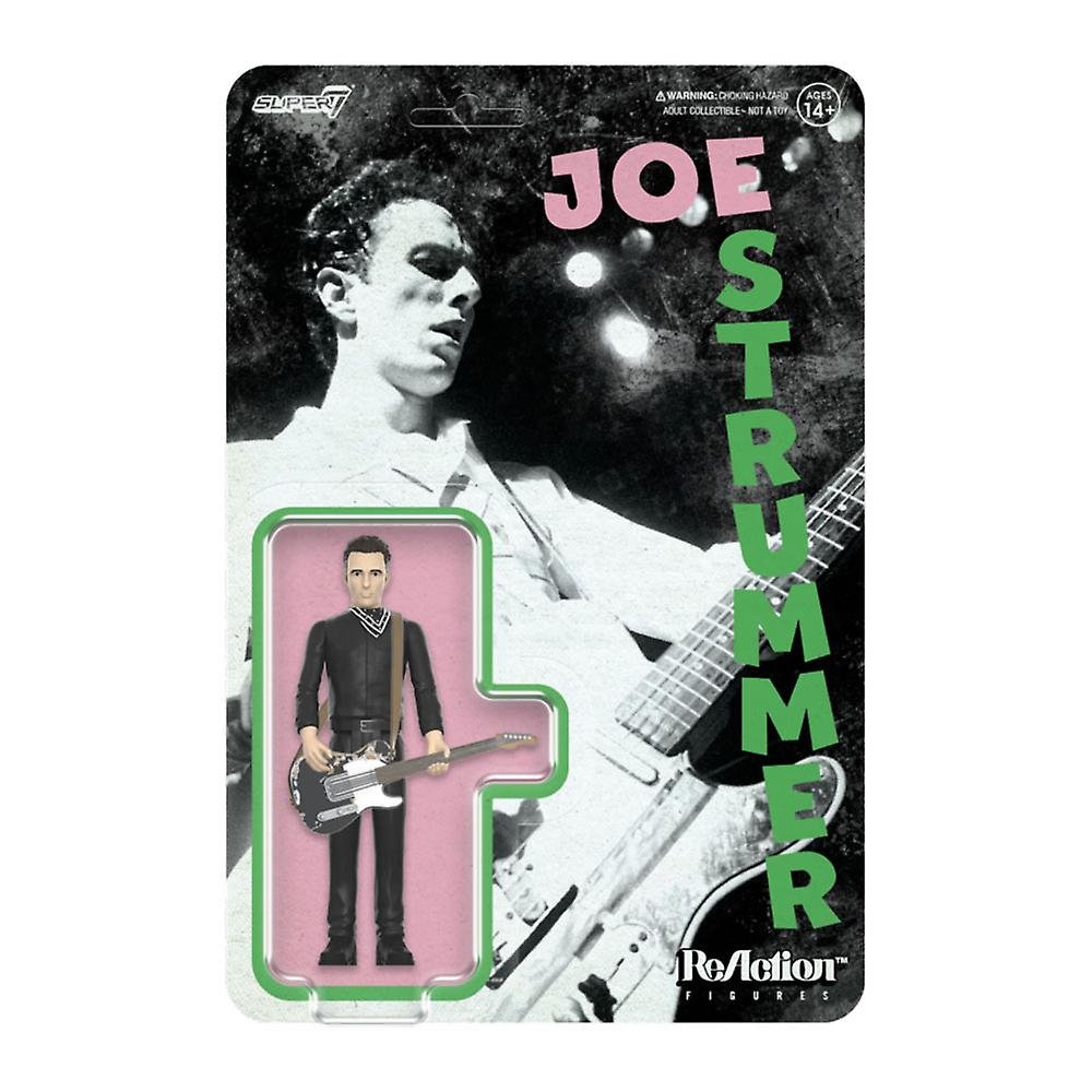 Super7 Joe Strummer Joe Strummer (London Calling) Reaktion 3,75" Figur