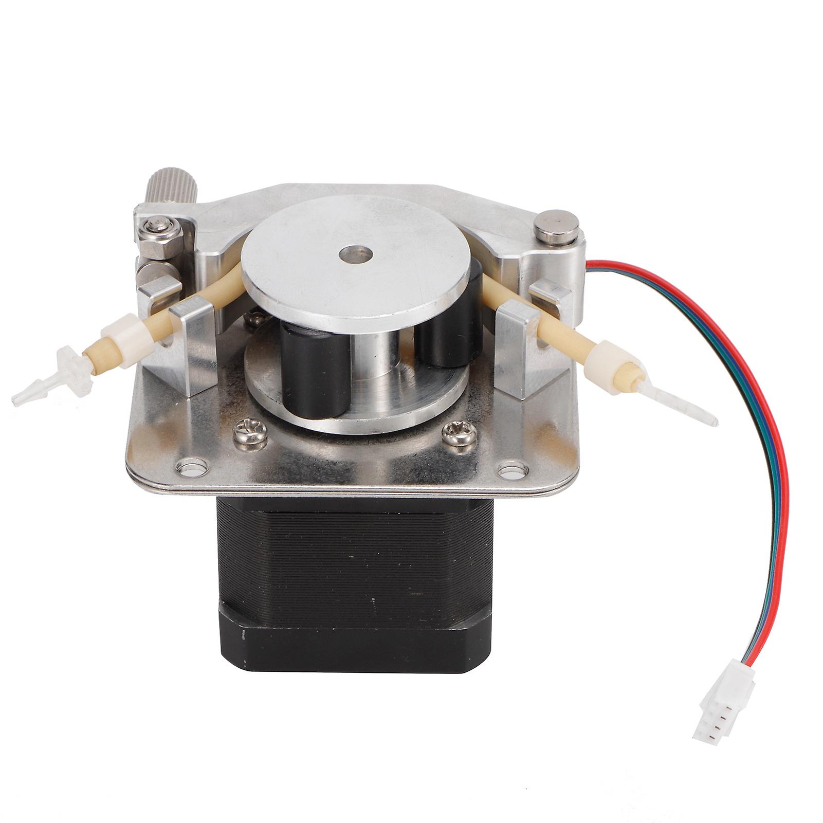 Micro Peristaltic Pump with Stepper Motor, Self-Priming and Quiet Water Pump (13# 0.8 x 4mm/0.0513ml/min)
