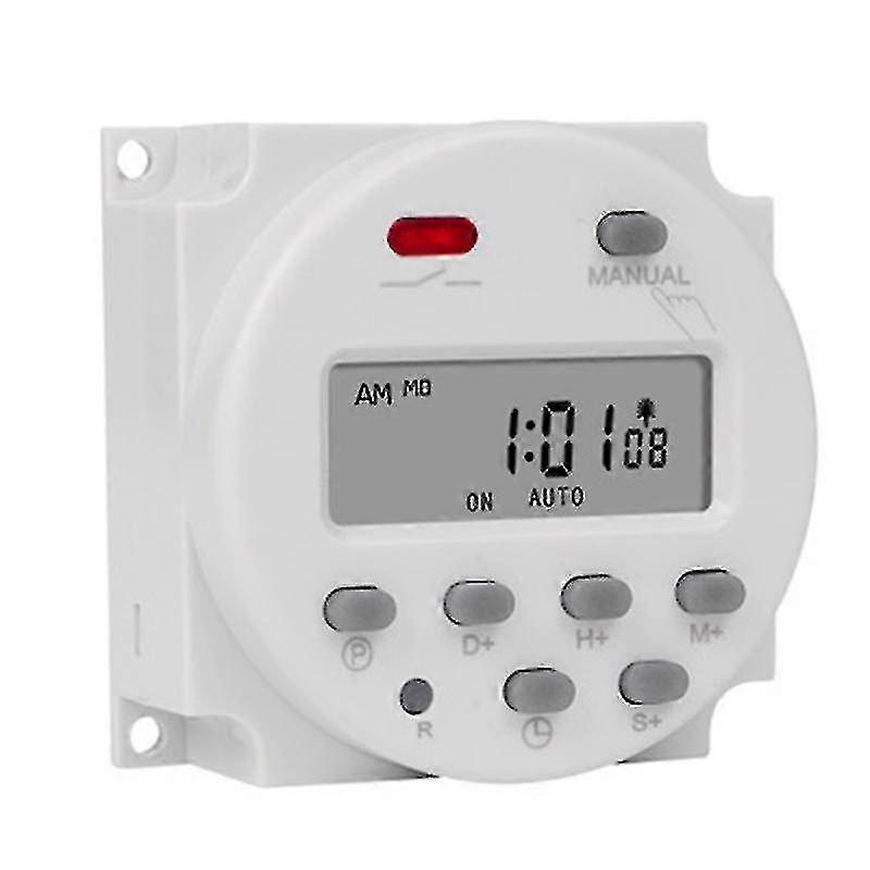 1 Second Interval 12v Digital Lcd Timer Switch Weekly Programmable Time Relay Programmer Cn101s