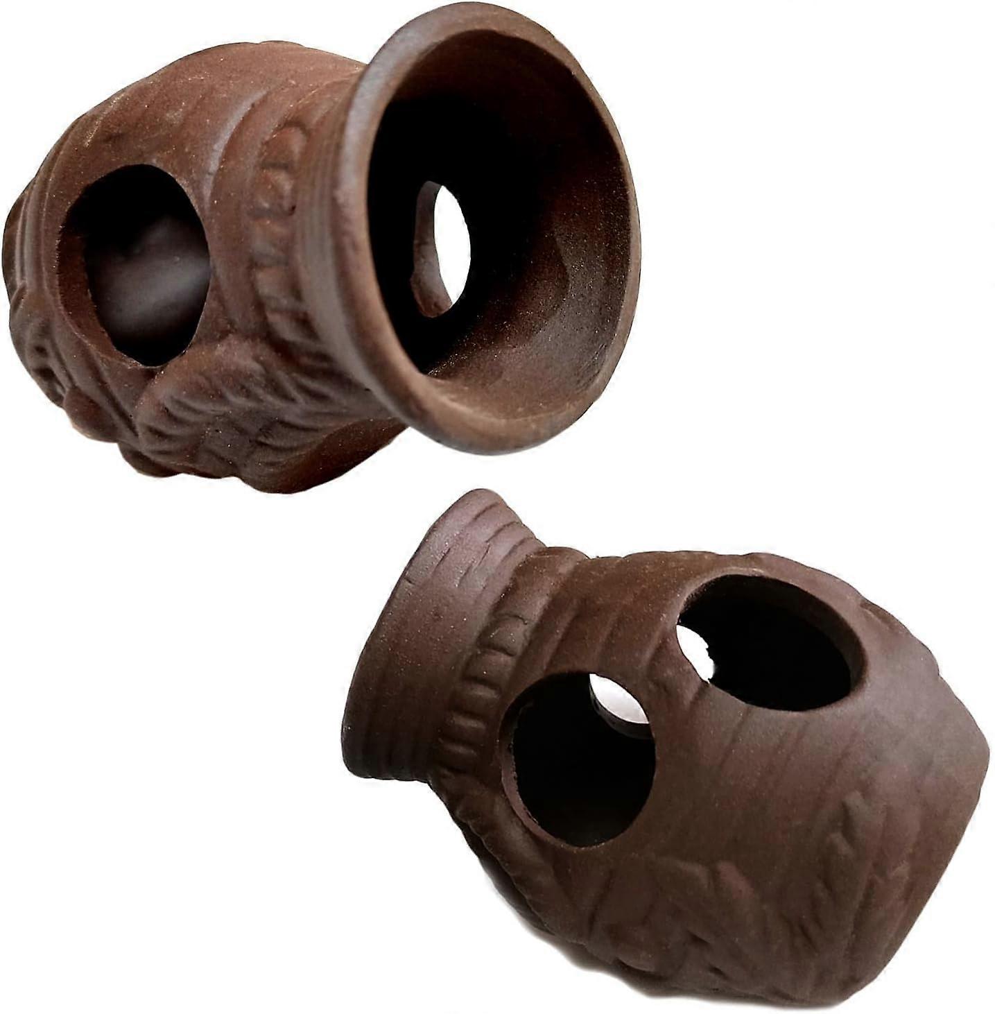 Ceramic Shelters, 2 pcs, Fish Tank Accessories, Fish House