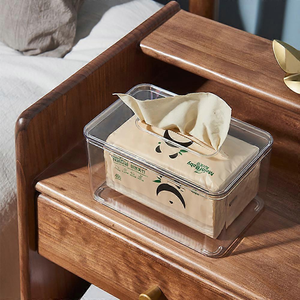 Clear Acrylic Tissue Box, Napkin Dispenser.